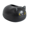 Tissue Box Lovely Shape Simple Display Rounded Corners Wide Mouth Storage Goods for Living Room Black