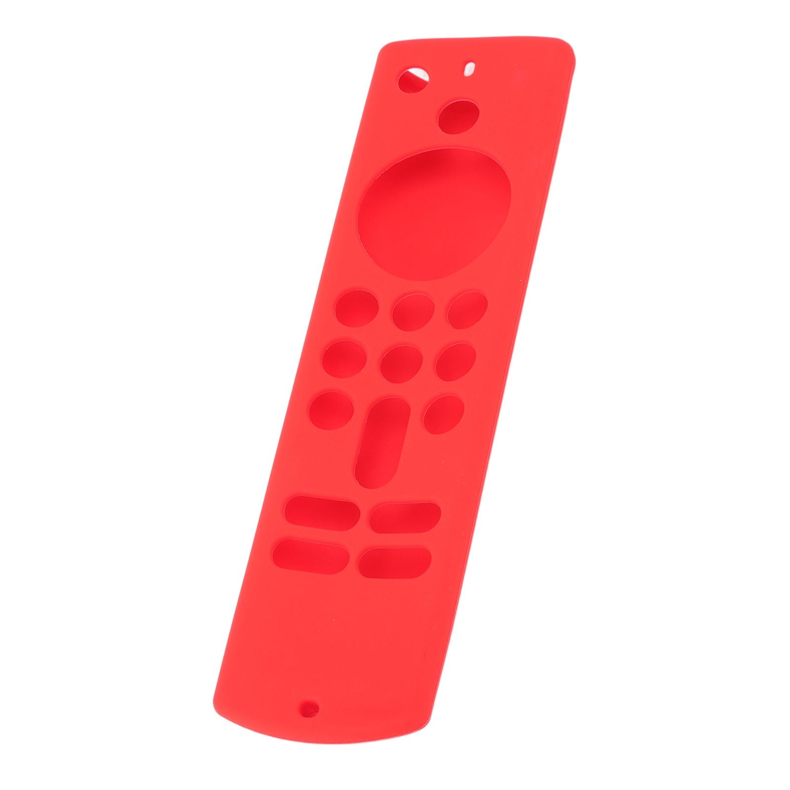 Remote Control Silicone Cover for Fire TV Stick Anti Slip Silicone Protective Case with Lanyard 3rd Gen Red