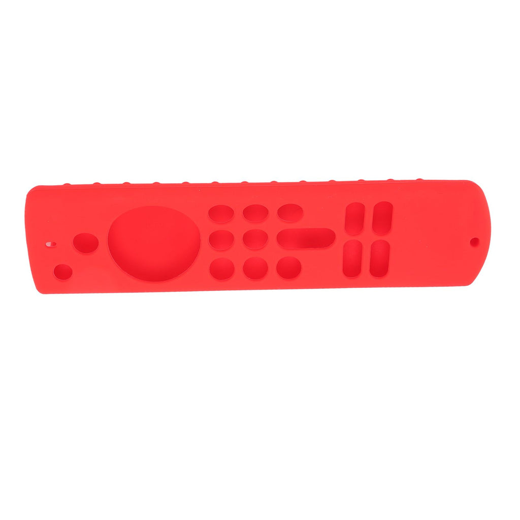 Remote Control Silicone Cover for Fire TV Stick Anti Slip Silicone Protective Case with Lanyard 3rd Gen Red