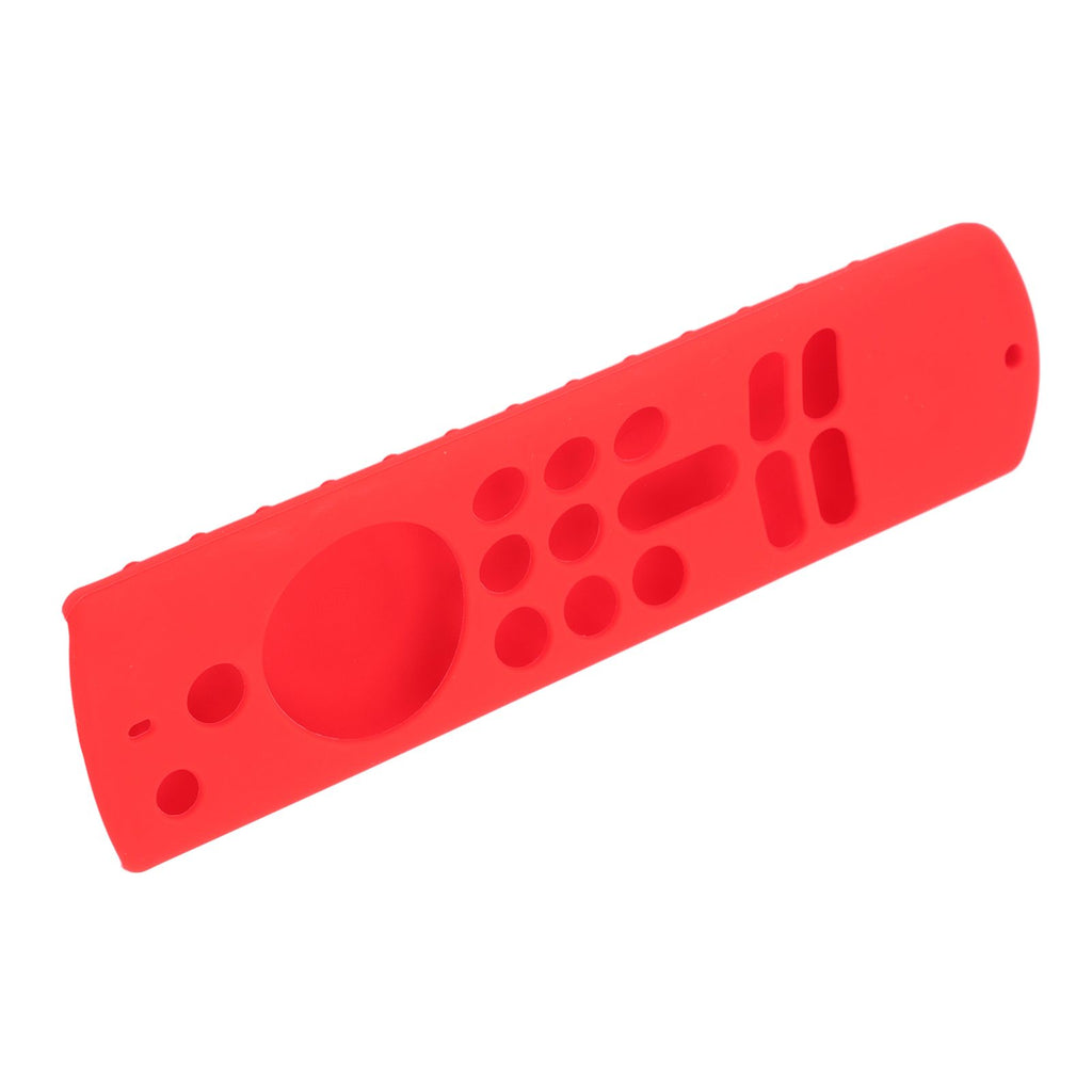 Remote Control Silicone Cover for Fire TV Stick Anti Slip Silicone Protective Case with Lanyard 3rd Gen Red