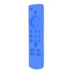 Remote Control Silicone Cover for Fire TV Stick Anti Slip Silicone Protective Case with Lanyard 3rd Gen Blue