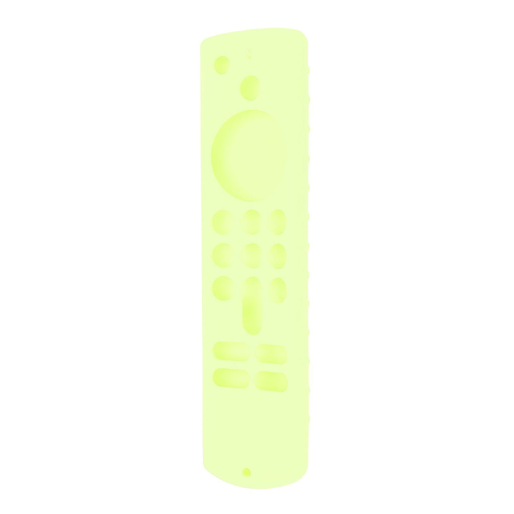 Remote Control Silicone Cover for Fire TV Stick Anti Slip Silicone Protective Case with Lanyard 3rd Gen Fluorescent Green