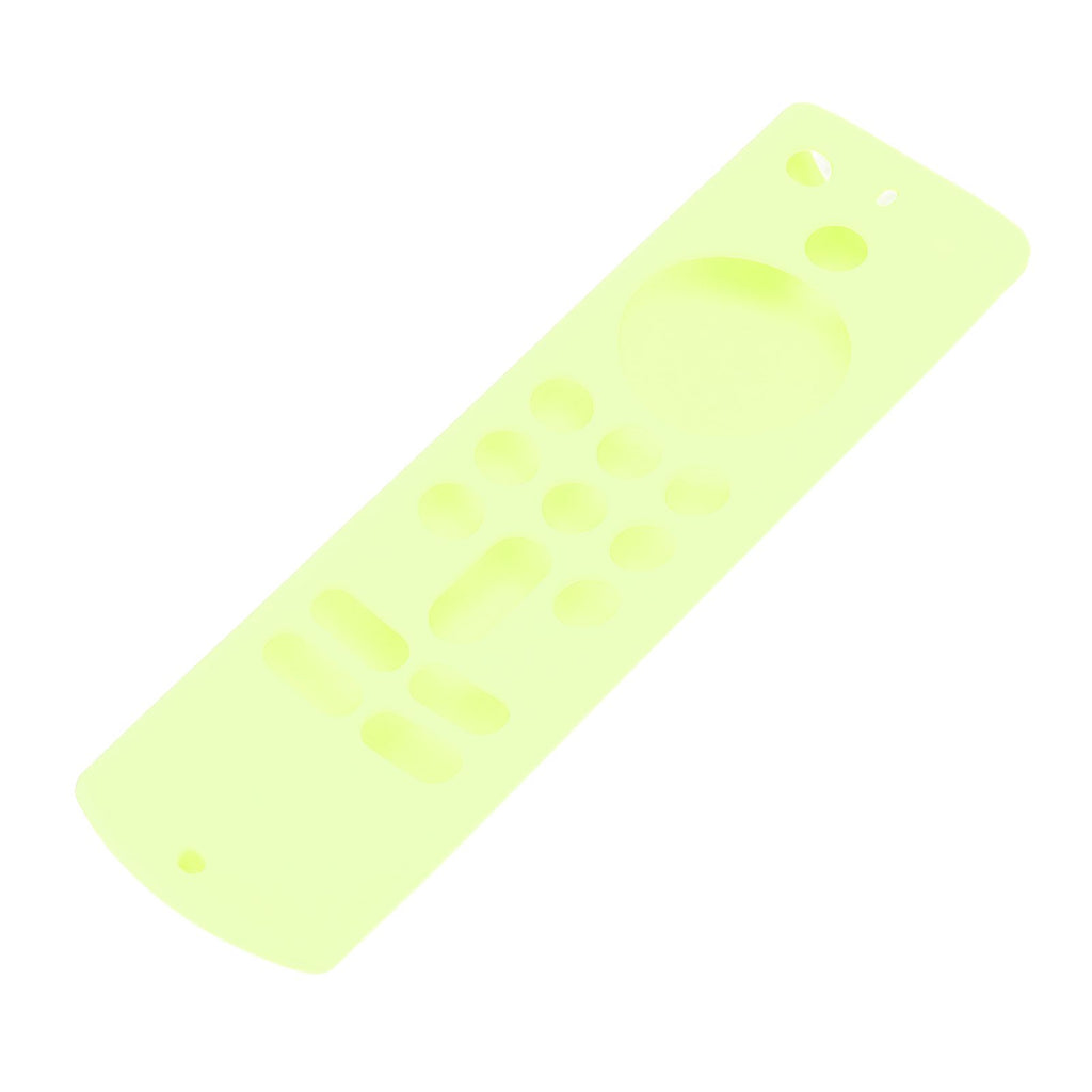 Remote Control Silicone Cover for Fire TV Stick Anti Slip Silicone Protective Case with Lanyard 3rd Gen Fluorescent Green