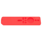 Silicone Protective Cover for Xiaomi TV Stick 4K Anti Slip Remote Control Case with Lanyard Red