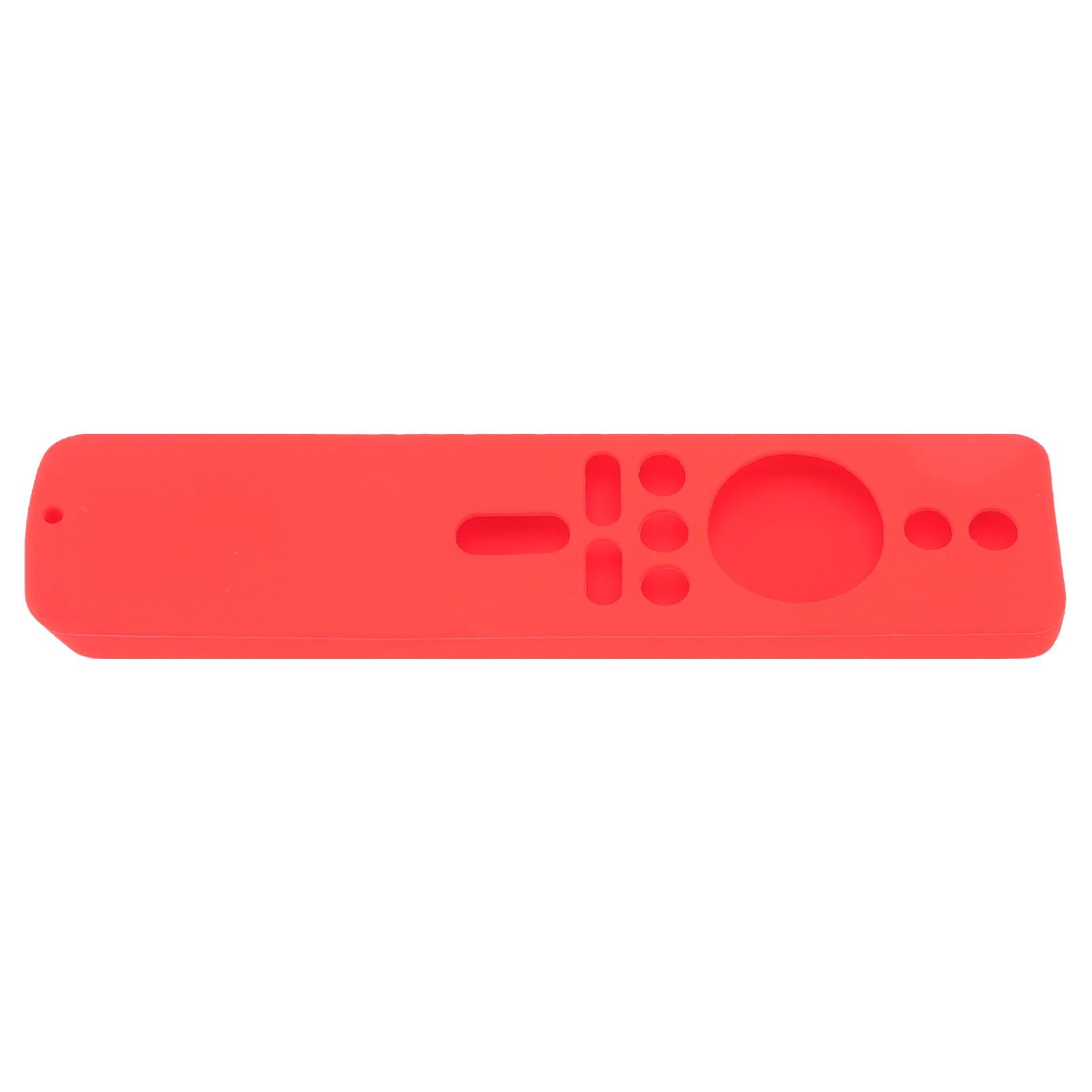 Silicone Protective Cover for Xiaomi TV Stick 4K Anti Slip Remote Control Case with Lanyard Red