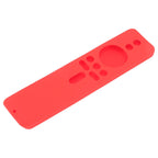 Silicone Protective Cover for Xiaomi TV Stick 4K Anti Slip Remote Control Case with Lanyard Red