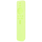 Silicone Protective Cover for Xiaomi TV Stick 4K Anti Slip Remote Control Case with Lanyard Fluorescent Green