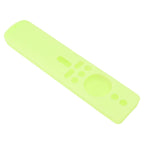 Silicone Protective Cover for Xiaomi TV Stick 4K Anti Slip Remote Control Case with Lanyard Fluorescent Green