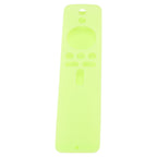 Silicone Protective Cover for Xiaomi TV Stick 4K Anti Slip Remote Control Case with Lanyard Fluorescent Green
