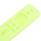 Silicone Protective Cover for Xiaomi TV Stick 4K Anti Slip Remote Control Case with Lanyard Fluorescent Green