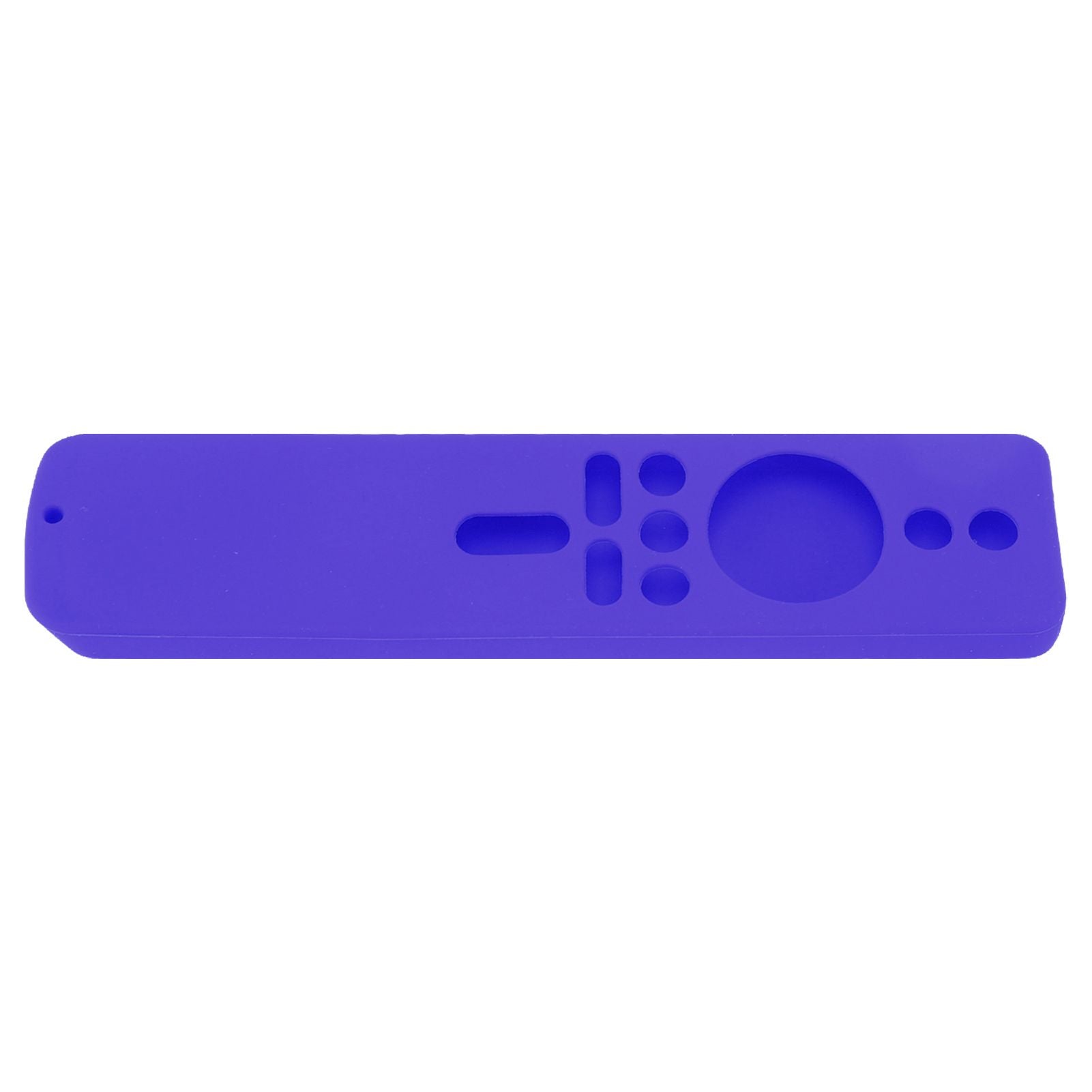 Silicone Protective Cover for Xiaomi TV Stick 4K Anti Slip Remote Control Case with Lanyard Purple