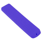 Silicone Protective Cover for Xiaomi TV Stick 4K Anti Slip Remote Control Case with Lanyard Purple