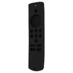 Remote Control Cover Silicone Soft Anti Slip Shockproof Protective Remote Sleeve With Lanyard for Fire TV Stick Lite Black