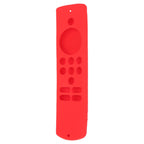 Remote Control Cover Silicone Soft Anti Slip Shockproof Protective Remote Sleeve With Lanyard for Fire TV Stick Lite Red