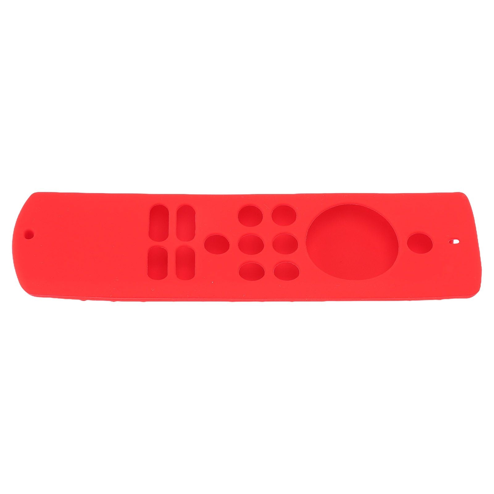 Remote Control Cover Silicone Soft Anti Slip Shockproof Protective Remote Sleeve With Lanyard for Fire TV Stick Lite Red