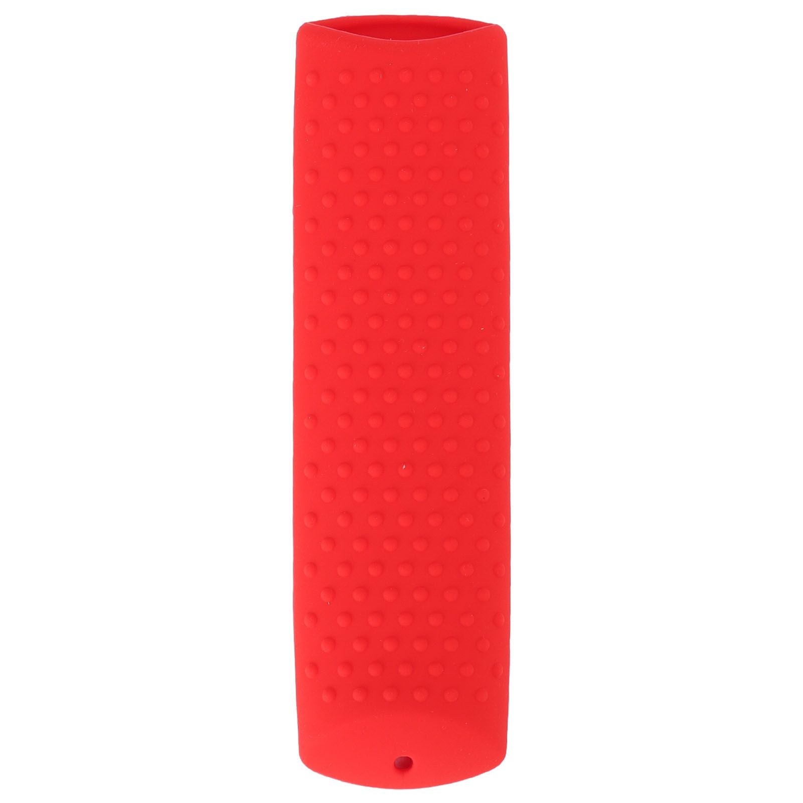 Remote Control Cover Silicone Soft Anti Slip Shockproof Protective Remote Sleeve With Lanyard for Fire TV Stick Lite Red