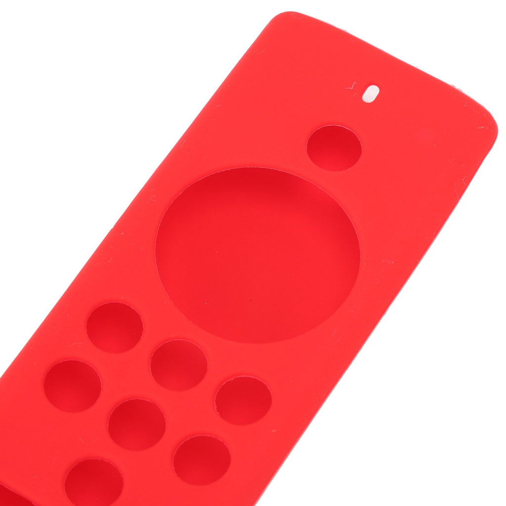 Remote Control Cover Silicone Soft Anti Slip Shockproof Protective Remote Sleeve With Lanyard for Fire TV Stick Lite Red