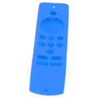 Remote Control Cover Silicone Soft Anti Slip Shockproof Protective Remote Sleeve With Lanyard for Fire TV Stick Lite Blue