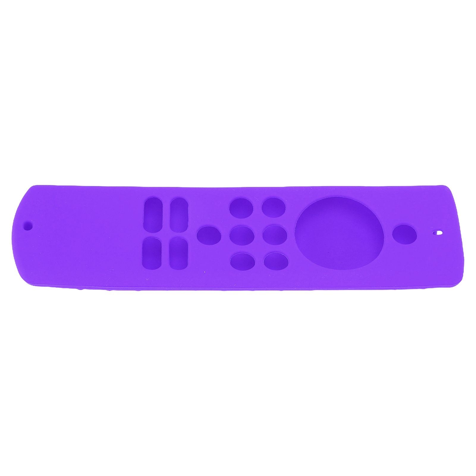 Remote Control Cover Silicone Soft Anti Slip Shockproof Protective Remote Sleeve With Lanyard for Fire TV Stick Lite Purple