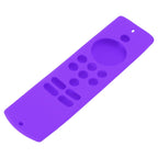 Remote Control Cover Silicone Soft Anti Slip Shockproof Protective Remote Sleeve With Lanyard for Fire TV Stick Lite Purple