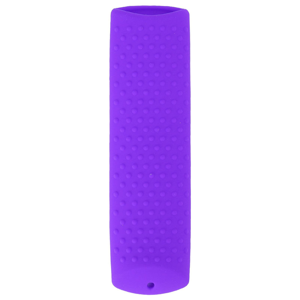 Remote Control Cover Silicone Soft Anti Slip Shockproof Protective Remote Sleeve With Lanyard for Fire TV Stick Lite Purple