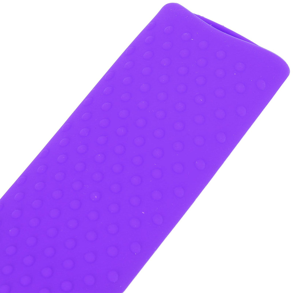 Remote Control Cover Silicone Soft Anti Slip Shockproof Protective Remote Sleeve With Lanyard for Fire TV Stick Lite Purple
