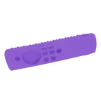 Silicone Remote Protective Cover Washable Remote Control Case Shockproof Remote Protector for Fire TV Stick Lite Purple
