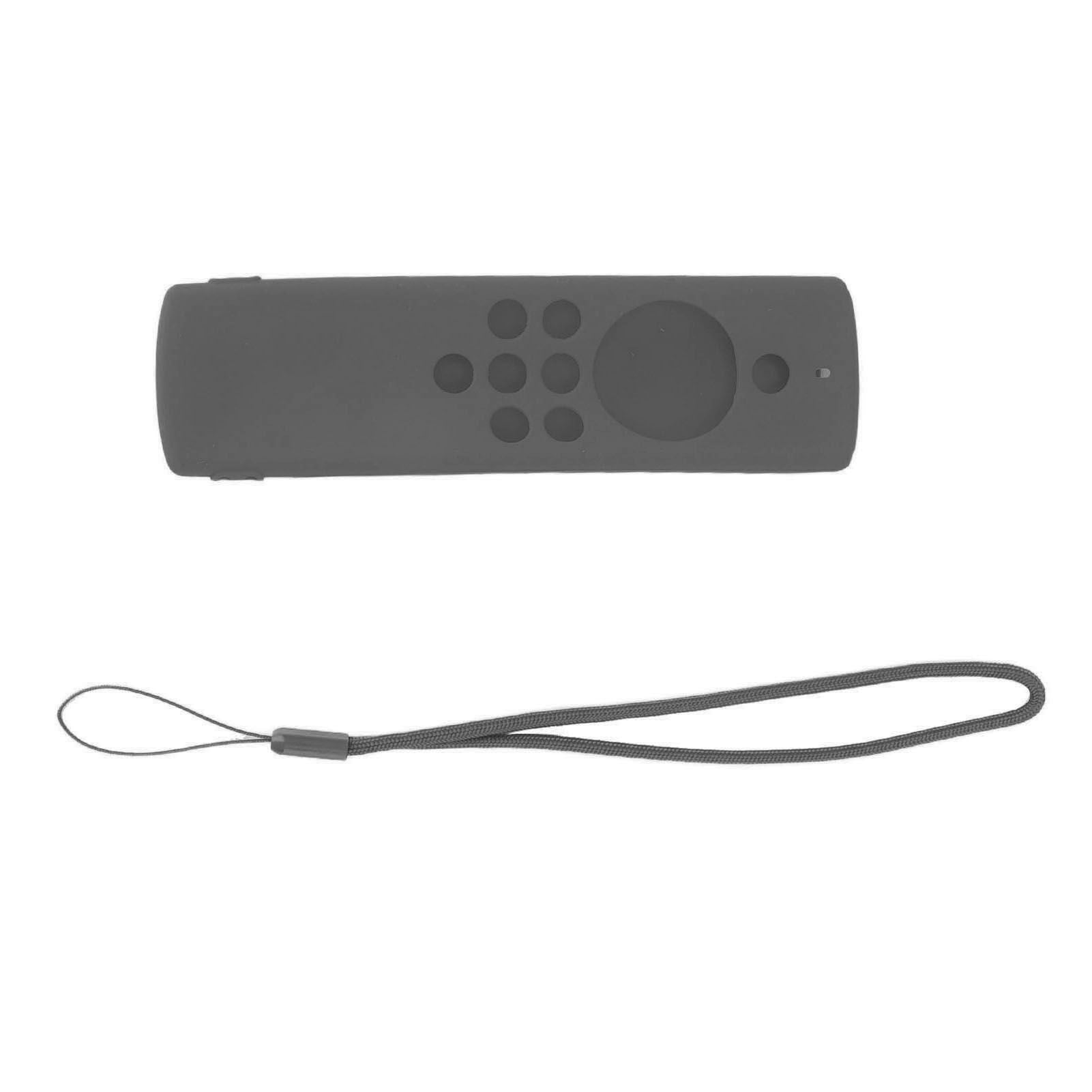 Silicone Remote Protective Cover Washable Remote Control Case Shockproof Remote Protector for Fire TV Stick Lite Dark Grey
