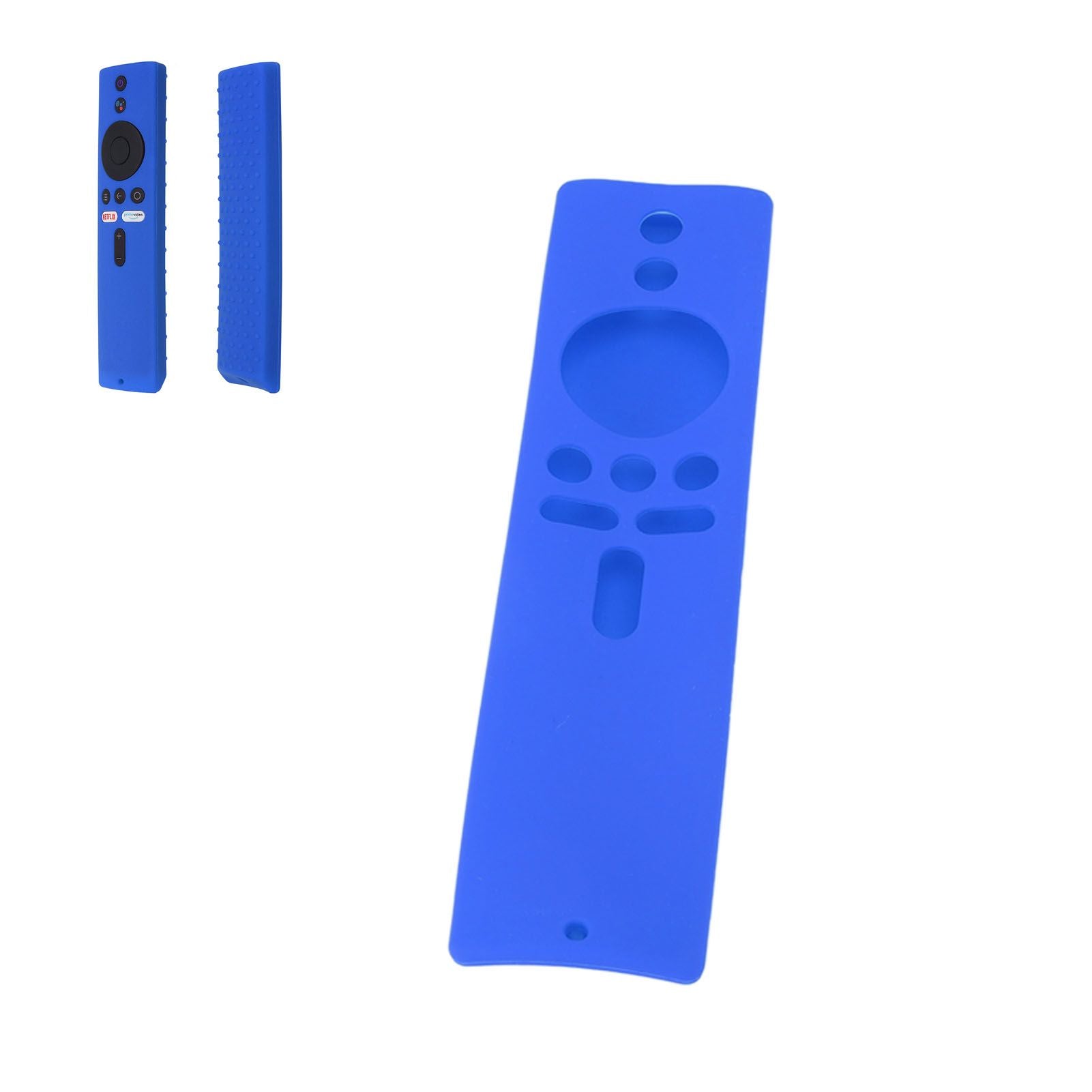 Anti Slip Remote Control Protective Cover Silicone Case for Xiaomi Mi Box S for Xiaomi Mi TV Stick Blue