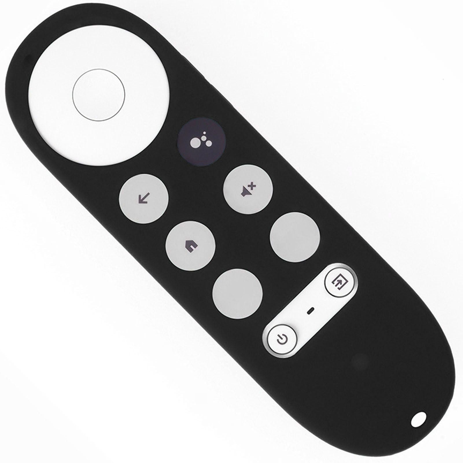 Remote Control Protective Cover Silicone Case for Chromecast with Google TV Remote Controller Black