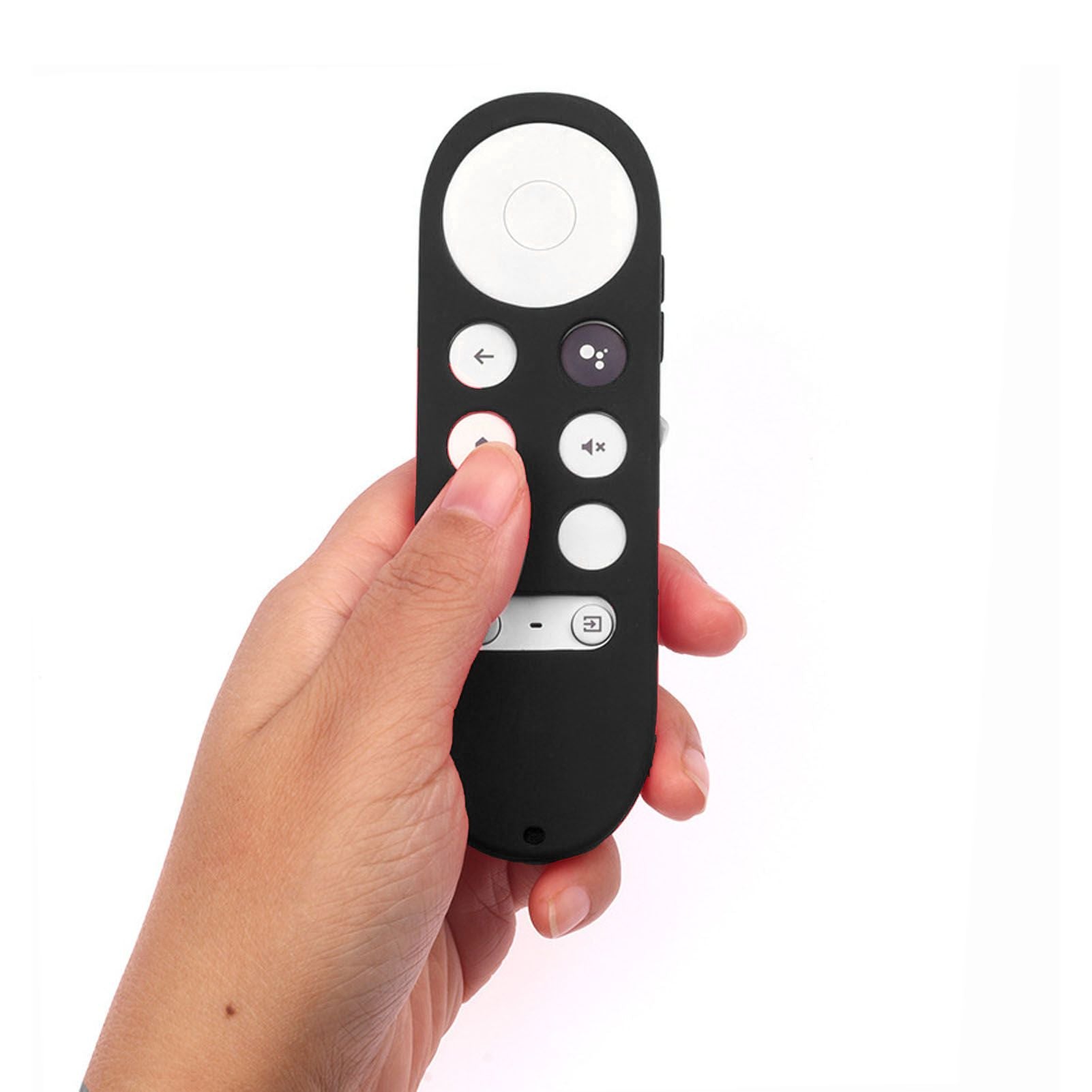 Remote Control Protective Cover Silicone Case for Chromecast with Google TV Remote Controller Black