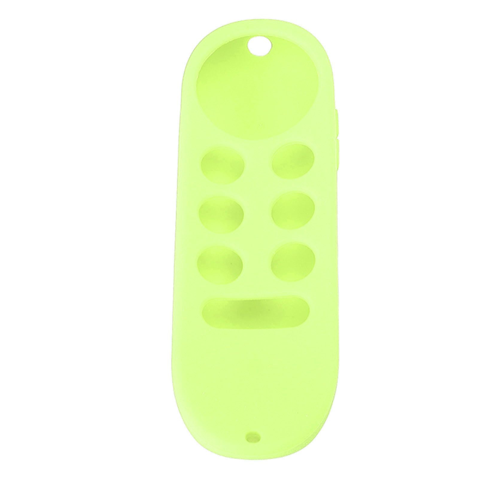 Remote Control Protective Cover Silicone Case for Chromecast with Google TV Remote Controller Fluorescent Green