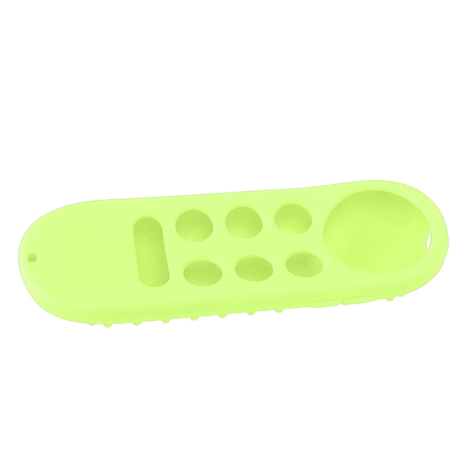 Remote Control Protective Cover Silicone Case for Chromecast with Google TV Remote Controller Fluorescent Green