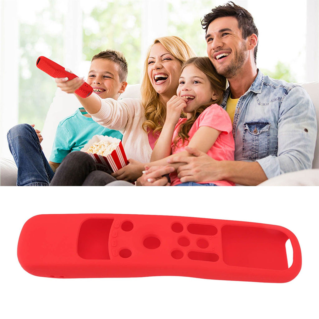 Silicone Remote Protective Cover Shockproof Protective Cover for MR21GA MR 21GC Remote Control Red