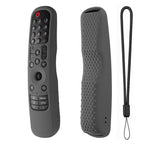 Silicone Remote Protective Cover Shockproof Protective Cover for MR21GA MR 21GC Remote Control Grey