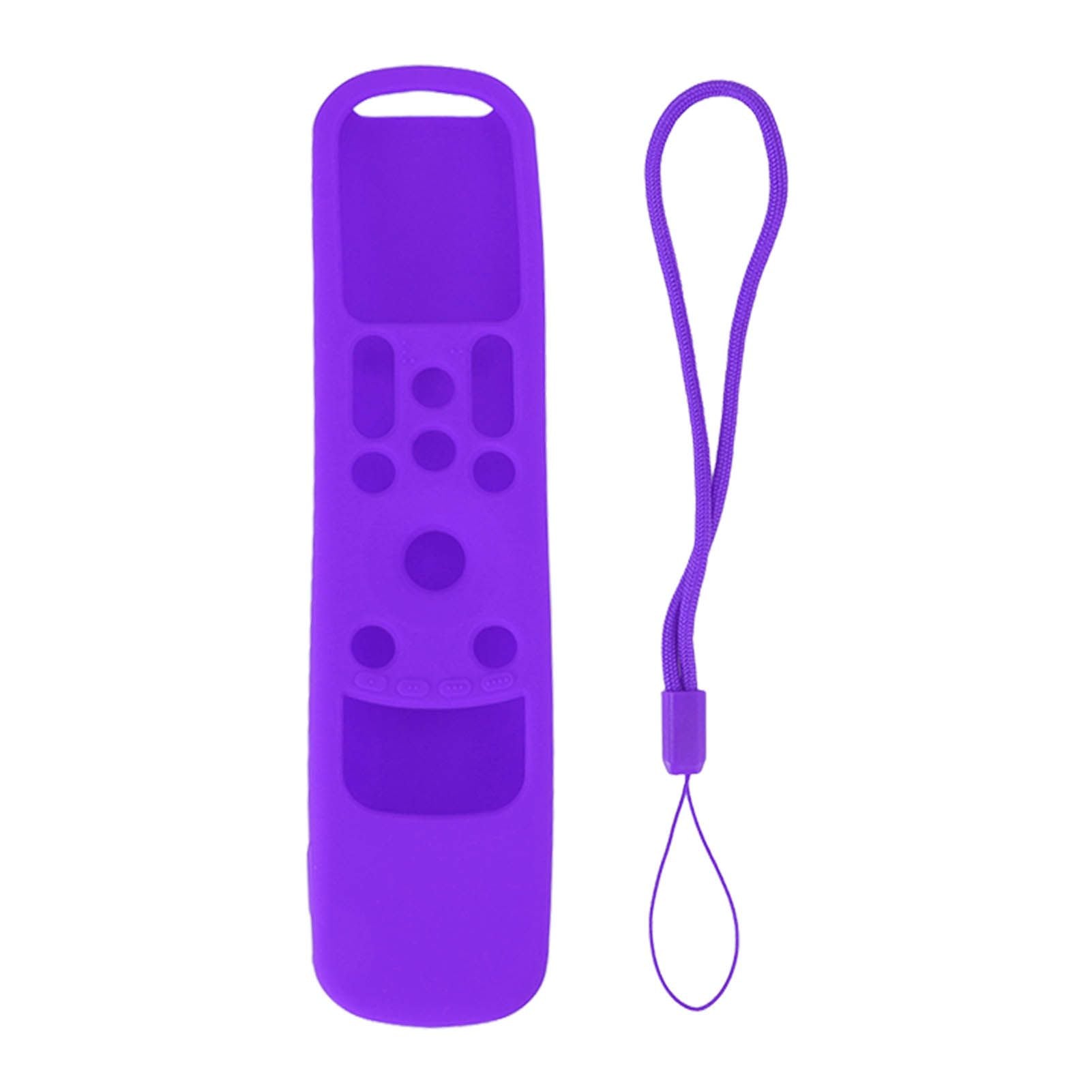Silicone Remote Protective Cover Shockproof Protective Cover for MR21GA MR 21GC Remote Control Purple