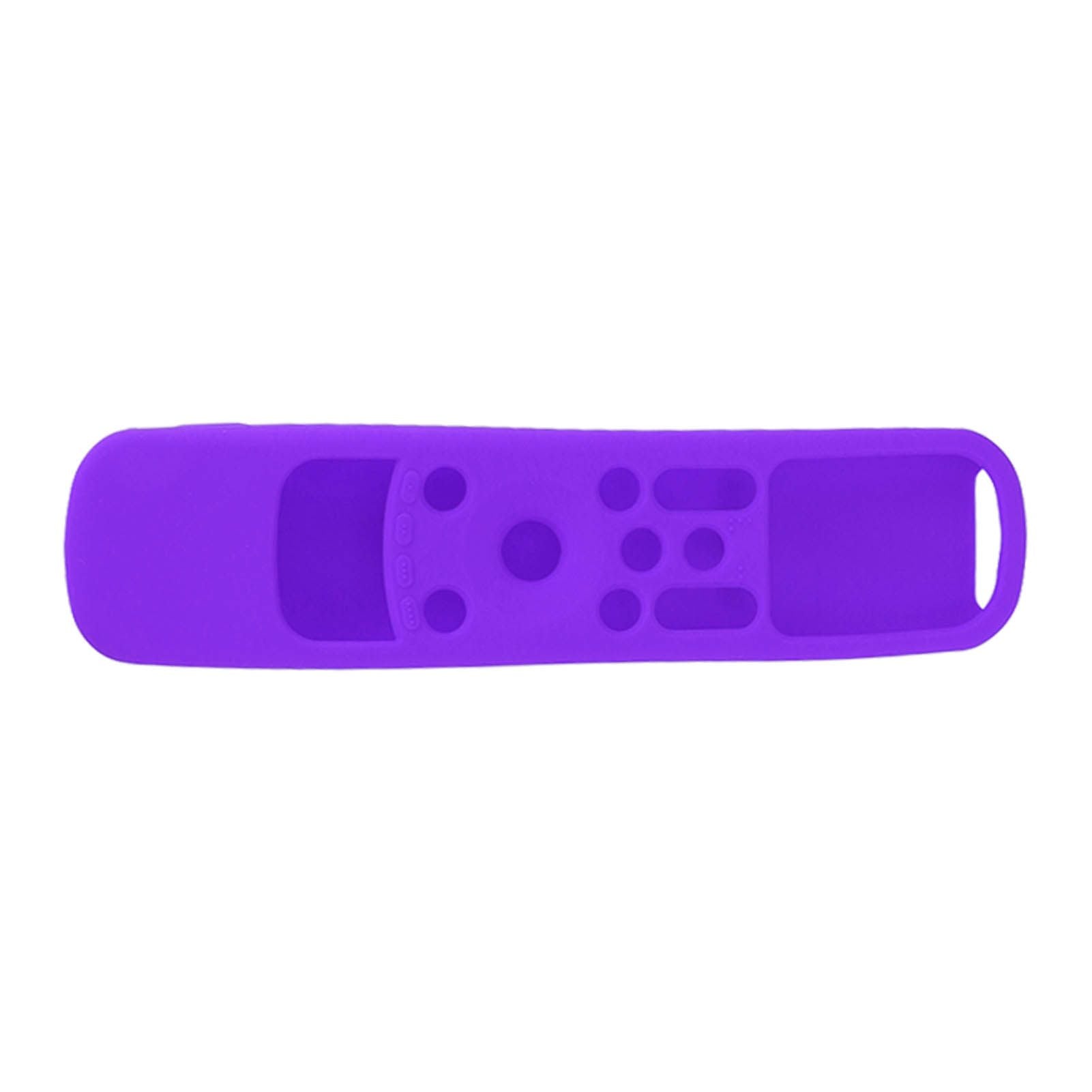 Silicone Remote Protective Cover Shockproof Protective Cover for MR21GA MR 21GC Remote Control Purple