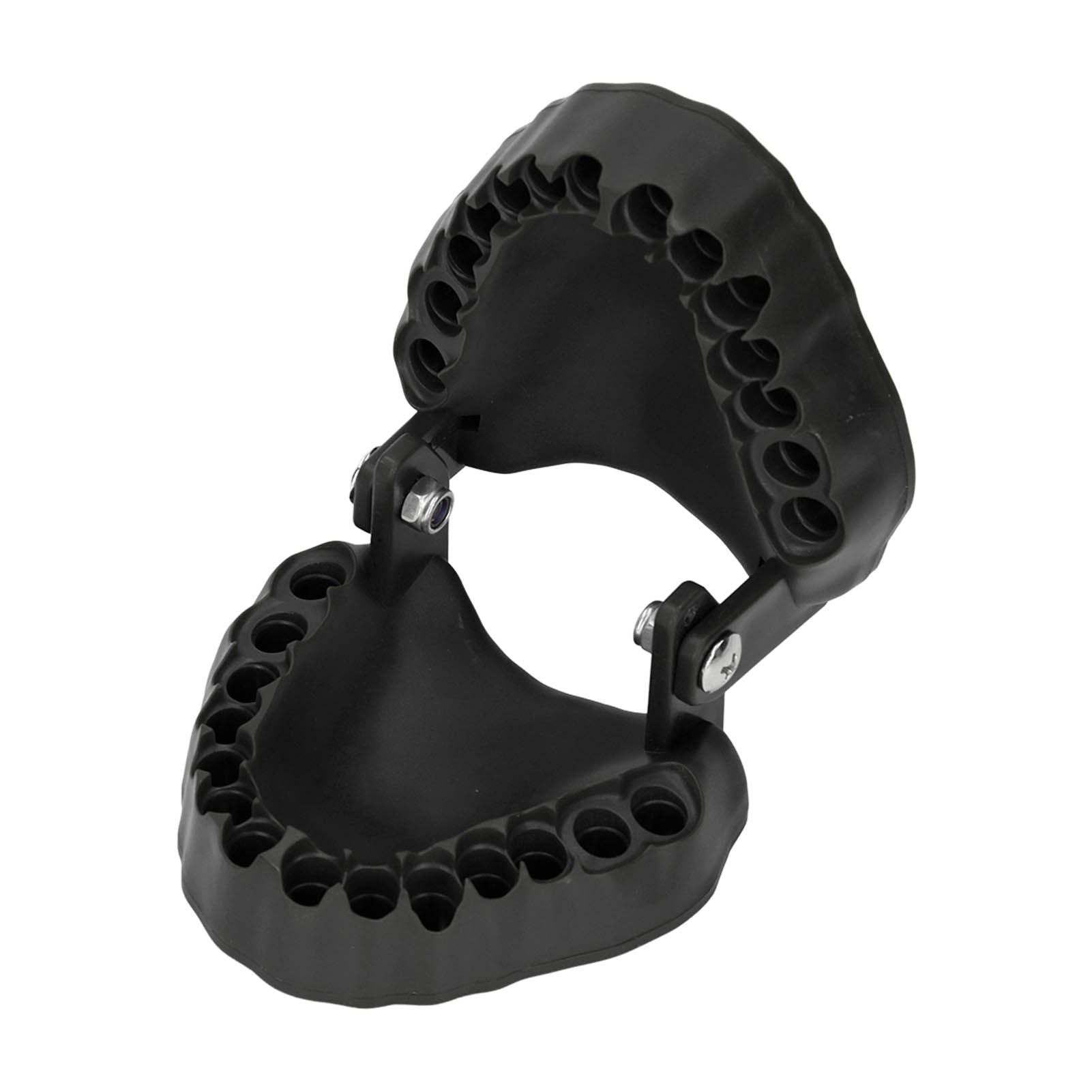 Denture Drill Bit Holder 28 Drill Bits Organizer Portable Denture Bit Holder with Magnet Black