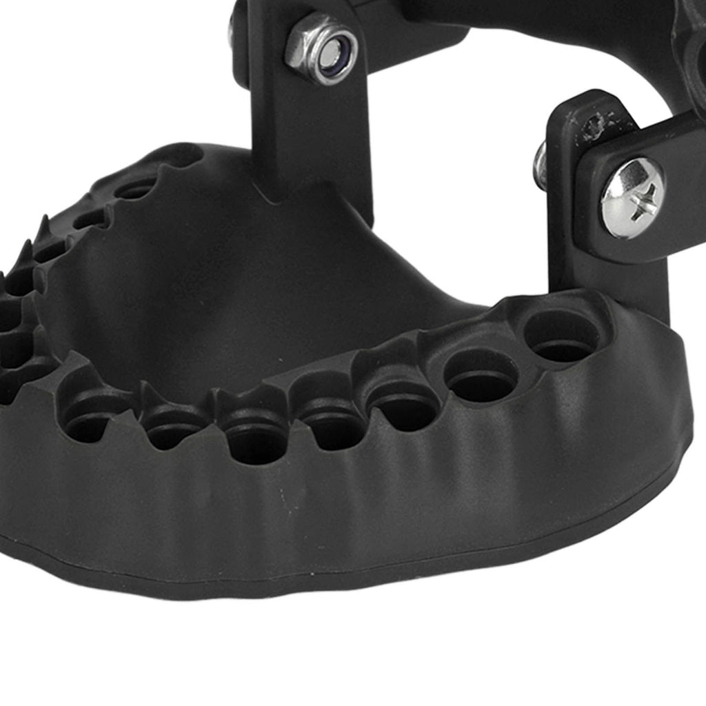 Denture Drill Bit Holder 28 Drill Bits Organizer Portable Denture Bit Holder with Magnet Black