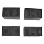 L Shape Rectangular Furniture Risers Rubber Stackable Sofa Risers for Table Couch Chair Bed