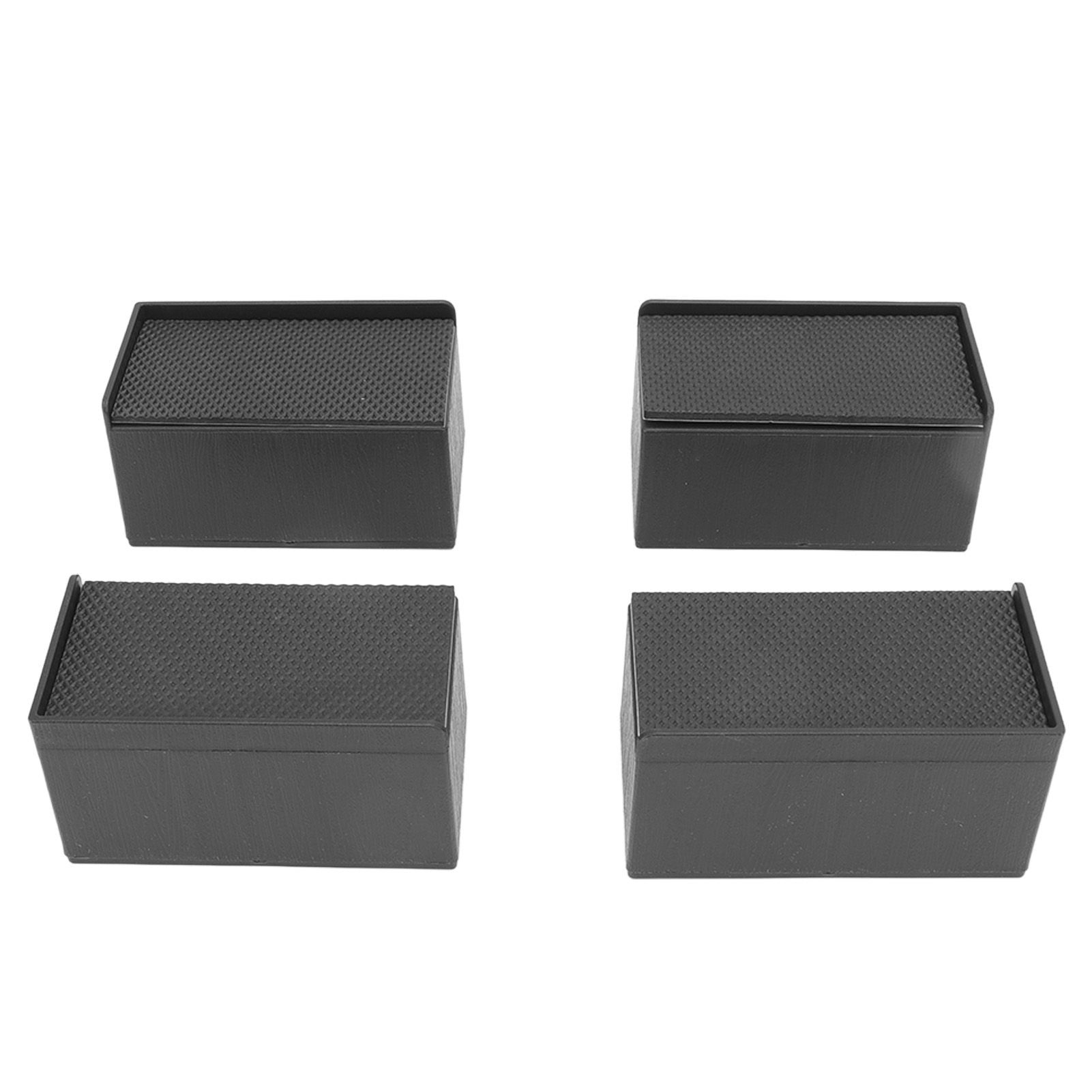 L Shape Rectangular Furniture Risers Rubber Stackable Sofa Risers for Table Couch Chair Bed