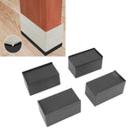 L Shape Rectangular Furniture Risers Rubber Stackable Sofa Risers for Table Couch Chair Bed