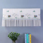 1.5P Air Conditioner Dust Cover Dustproof Wall Mounted Air Conditioner Protective Case Home Decorative Dust Cover Blue Mushroom Rabbit 1.5P‑2P Within 94cm/37in