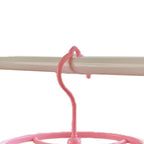 Plastic Hanging Drying Rack Sock Underwear Oversleeve Small Cloth Clip for Home Student Domitory Pink Heart
