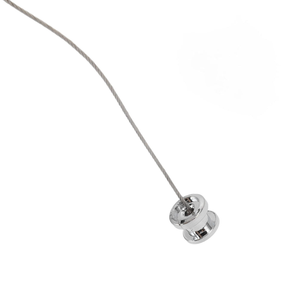 Clothesline Retractable Design Stainless Steel Casual Style Laundry Clothesline for Indoor Bathroom Balconies 2.8meters Steel Wire