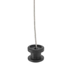 Clothesline Retractable Design Stainless Steel Casual Style Laundry Clothesline for Indoor Bathroom Balconies Black 2.8meters Stainless Steel Wire