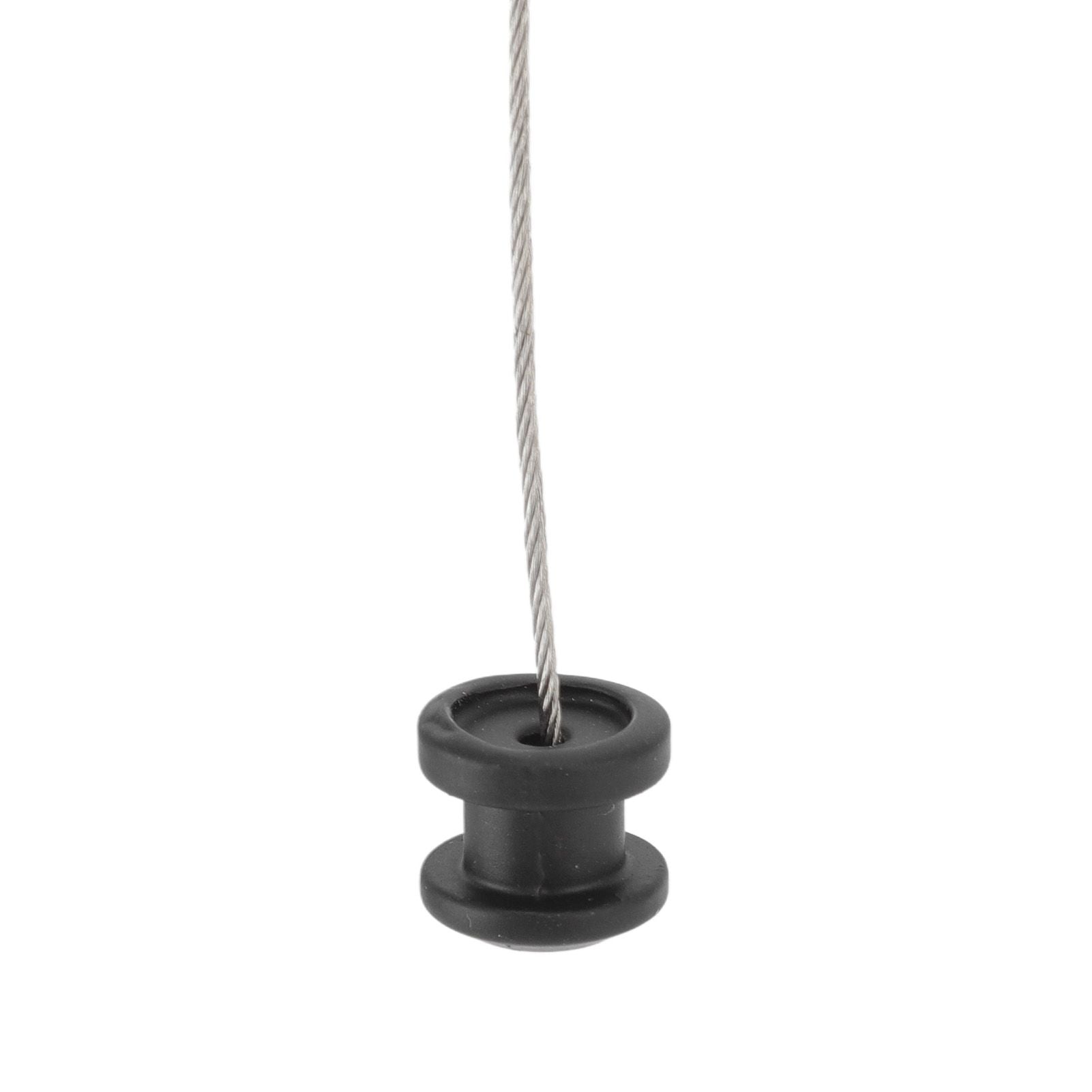 Clothesline Retractable Design Stainless Steel Casual Style Laundry Clothesline for Indoor Bathroom Balconies Black 2.8meters Stainless Steel Wire