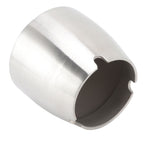 Ashtray Thickened Stainless Steel Rust and Corrosion Protection Home Metal Cone Cigarette Ashtray for Home Office Patio