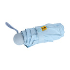 Travel Umbrella Sun Rain 5 Folding UV Protection Present Portable with Box for Men Women Blue