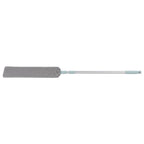 Dust Brush Aluminum Rod Long Handle 55in Extendable Elastic Opening Washable Long Flat Outline Microfiber Hand Duster
